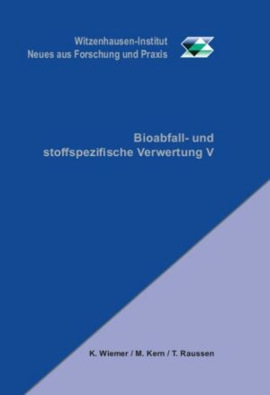 Bioabfall- und stoffspezifische Verwertung V (2023)
